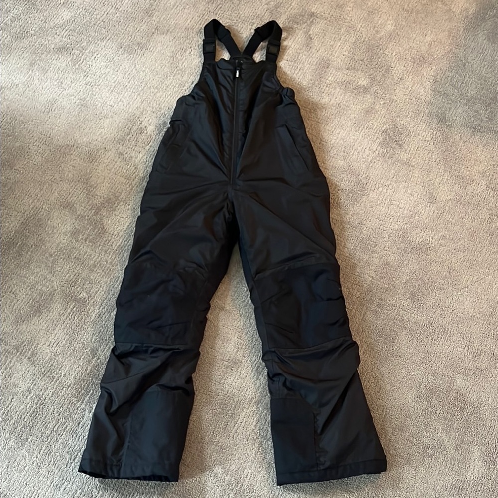 Lands’ End Kids Squall Waterproof Insulated Iron Knee Snow Bibs